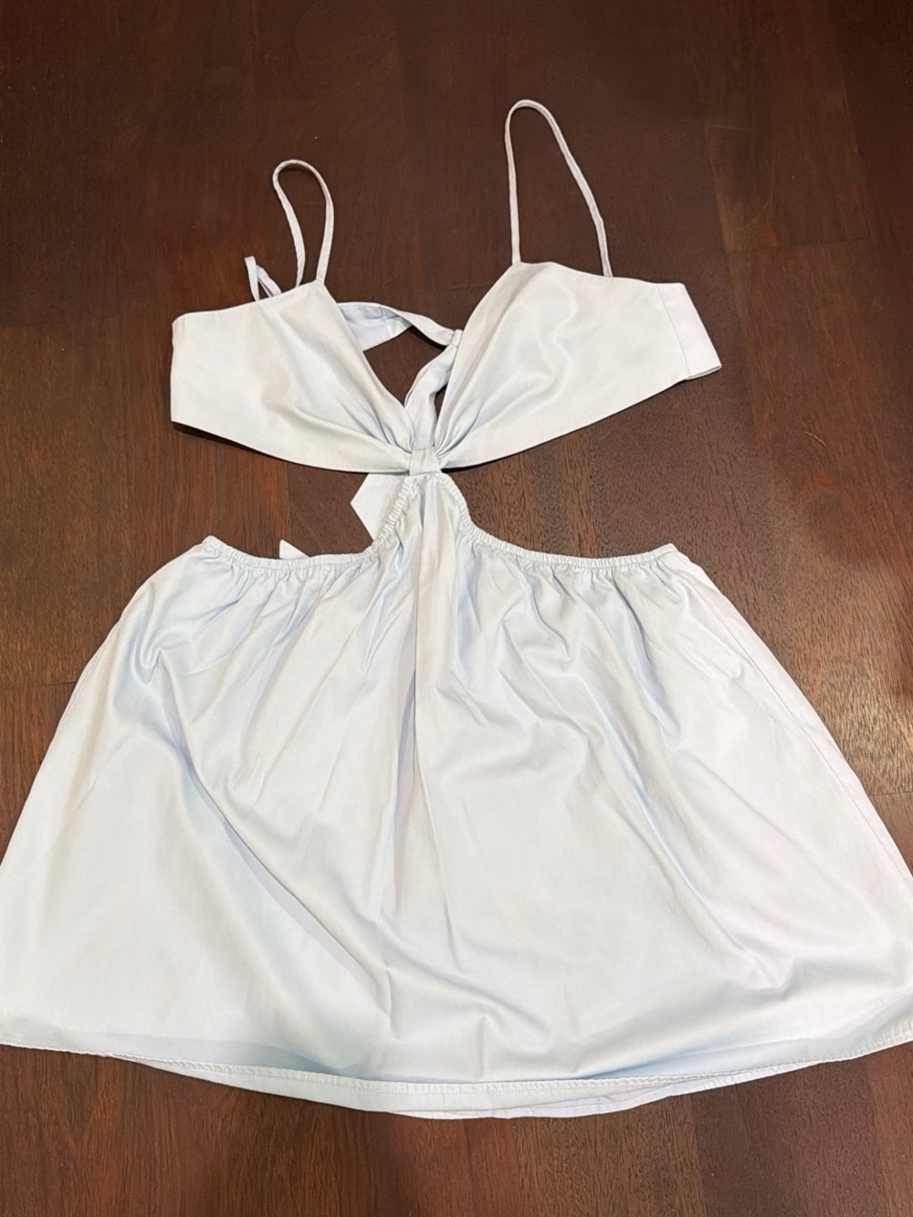 Beginning Boutique Pale Blue Slip Dress